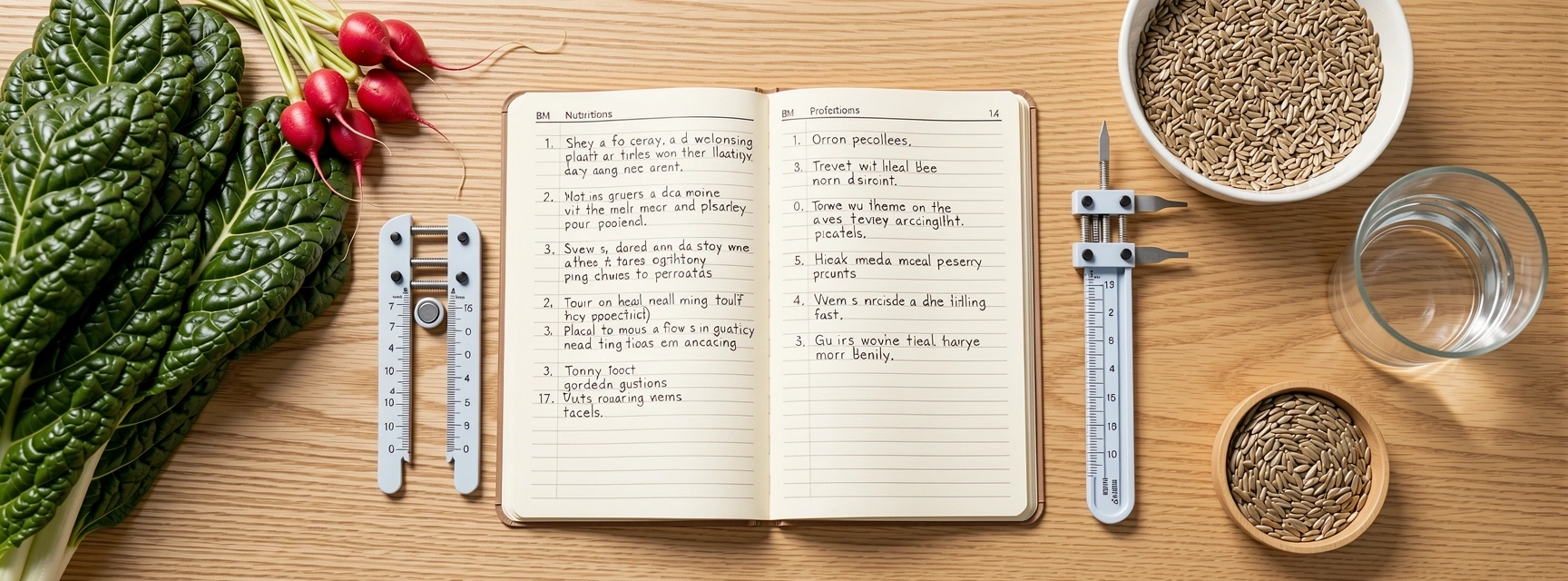 Espaço de trabalho de nutrição